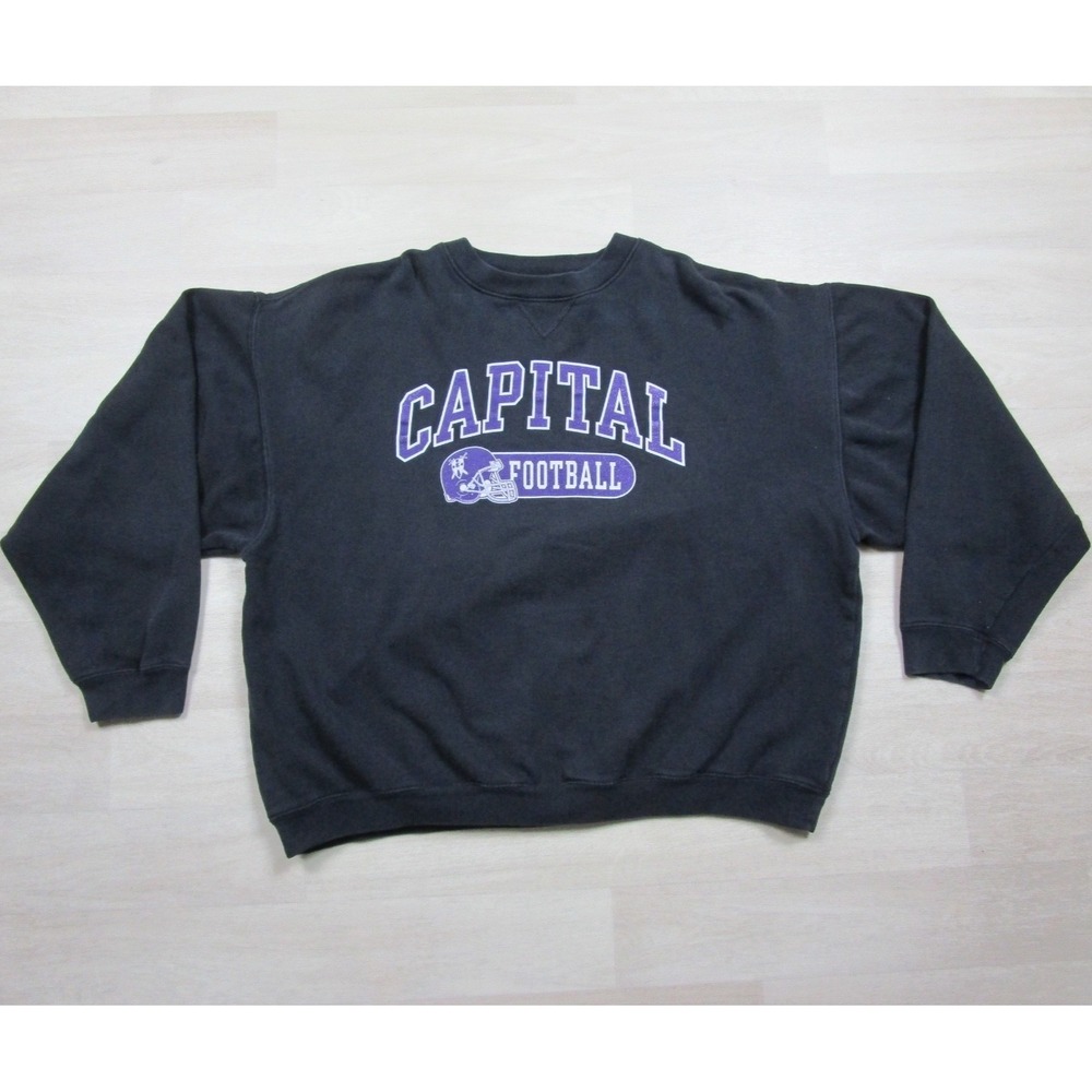 Y2K Capital University Comets Crewneck Sweatshirt‎ (XL) Crusaders NCAA Football